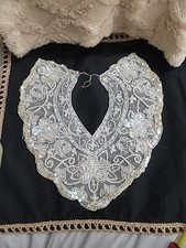 Lovely Vintage Bead  Iridescent Sequin WOMENS Bib Collar