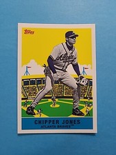 CHIPPER JONES 2007 TOPPS FLASHBACK FRIDAYS BASEBALL CARD # FF24 H3794
