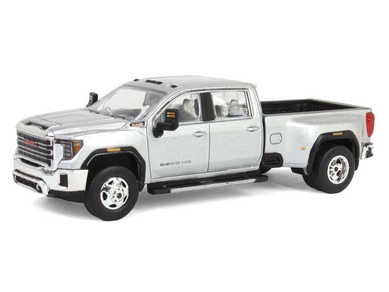 2022 GMC Sierra 3500HD Pro Dually - Silver 1:64 Scale - Karson