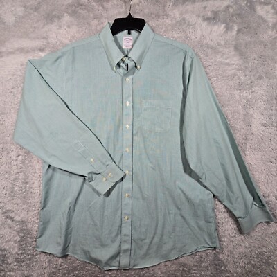 Brooks Brothers 1818 Shirt Mens 18-6/7 Regent Button-Down Long Sleeve -6092