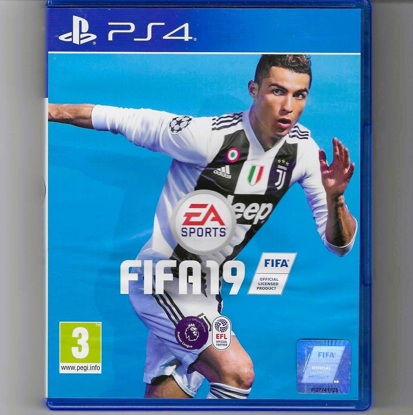 FIFA 19 For PlayStation 4 PS4 EA Sports Video Game PEGI 3 Football Sports Used