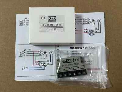 1PC KEB 04.91.010-CE07 Uin 240VAC 0.6A Uout 108VDC 1.2A 50/60Hz brake rectifier