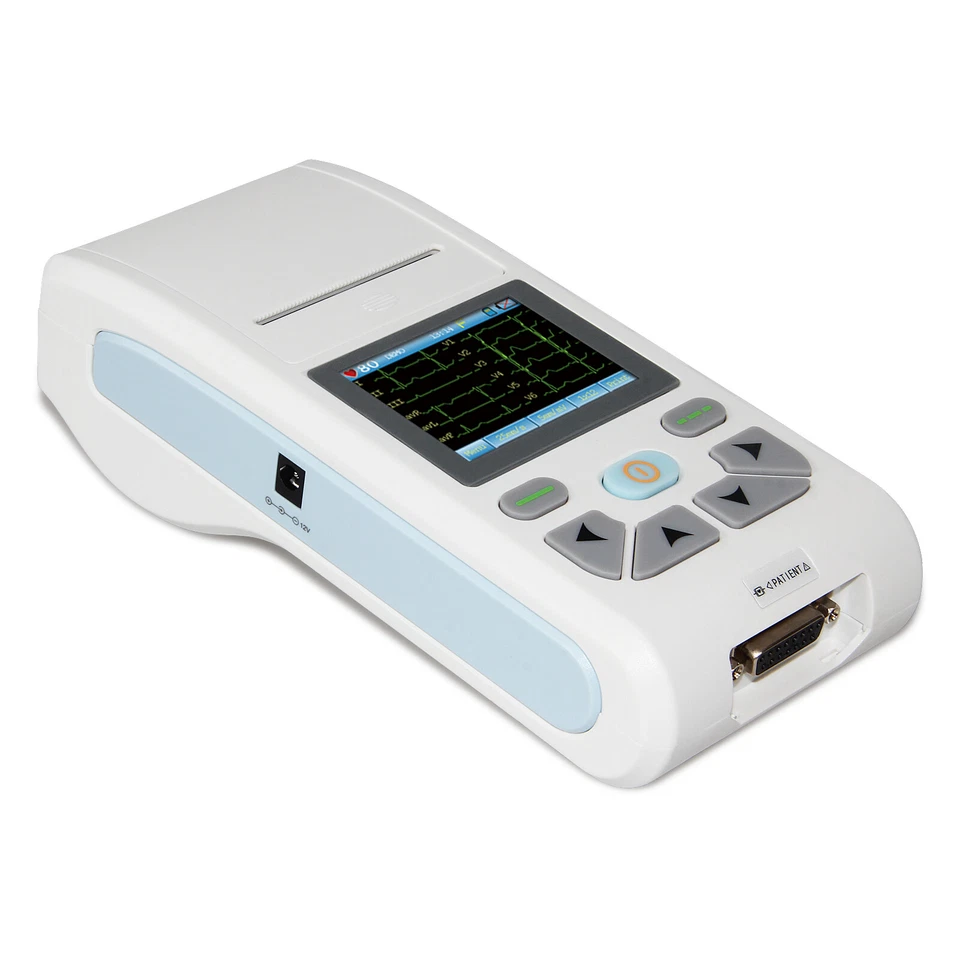 NEW ECG90A CONTEC 12 Lead Electrocardiograph ECG EKG Touch Digital + PC Software - Image 2 of 4