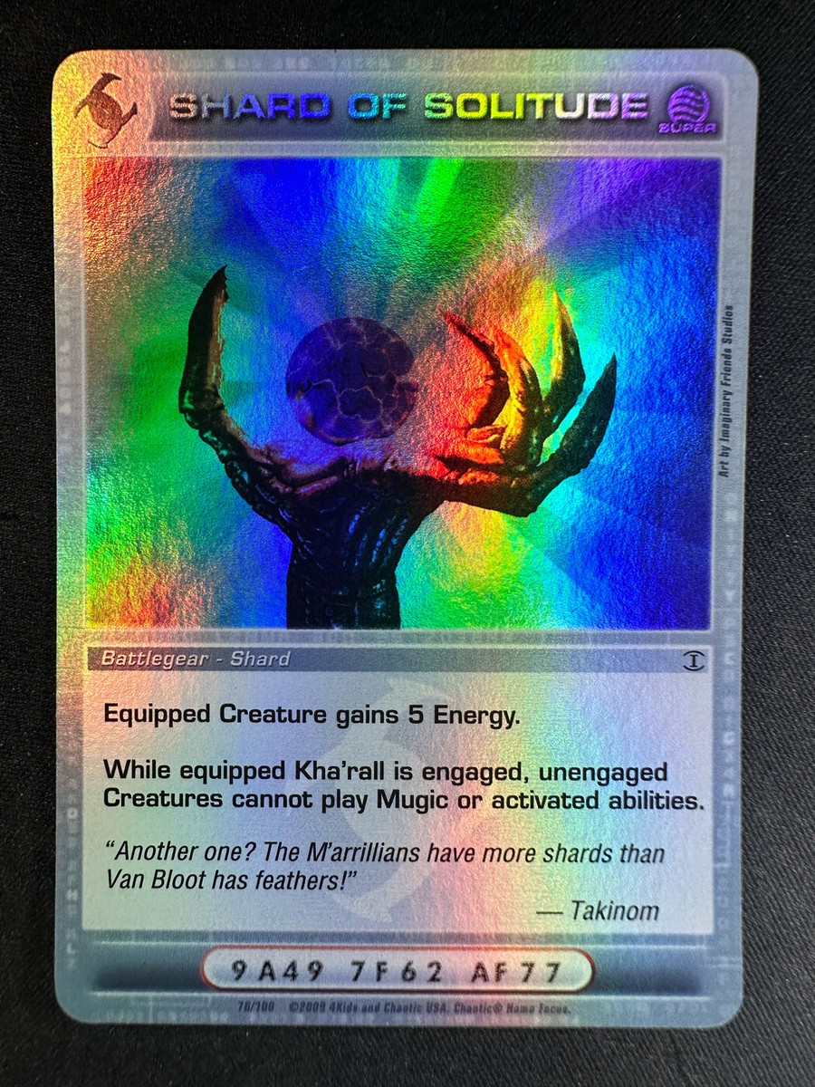 Chaotic Shard of Solitude 76/100 FU 1st Edition Super Rare