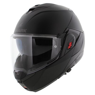 Shark Oxo Helmet solid matt black - Modular flip up motorcycle helmet