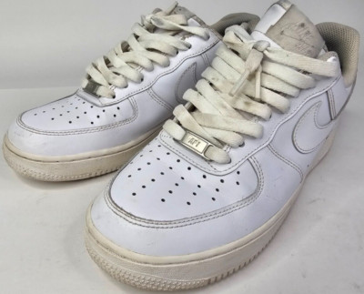 Nike AIR FORCE ONE 1 Low White Sneakers DD8959-10) Women's Size 9