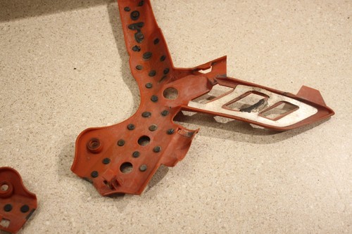 2012-2015 KTM 250 450 SXF Acerbis X-Grip Frame Guards Brown 8944 A12 - Picture 12 of 14
