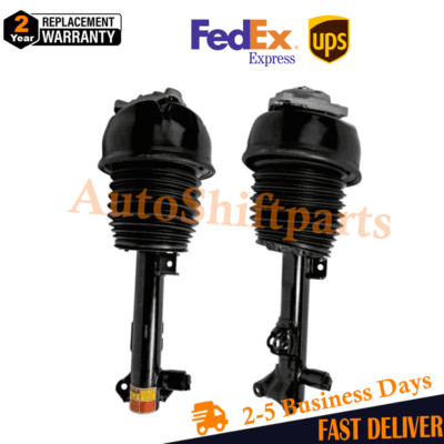 New Pair Front Air Suspension Shock Struts For Mercedes W218 CLS400 CLS550 RWD 1