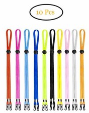 Adjustable Lanyard Face Mask Extender Ear Savers For Mask Strap Holder, 10 Pcs