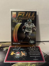 2023 Panini Donruss Elite Breece Hall Full Throttle Orange /99