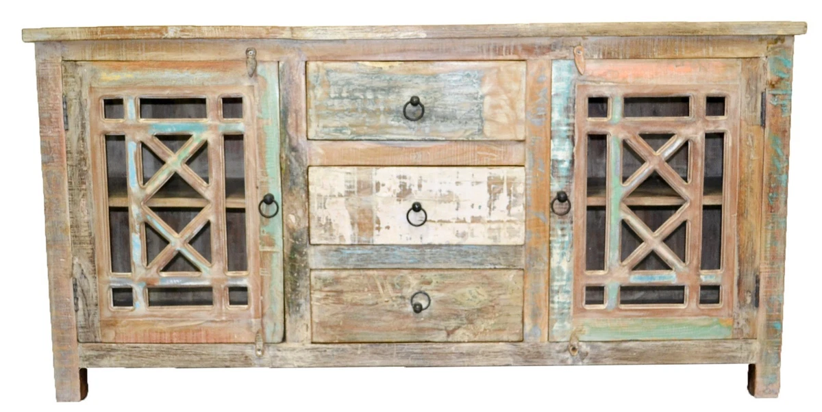 Recycled Timber French Country Shabby Chic Sideboard Cabinet Buffet Storage Boho