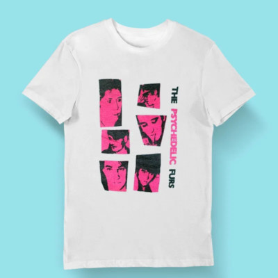Vtg The Psychedelic Furs Band Tour Concert Cotton White All Size Shirt MM1041