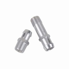 Sbc Bbc Chevy Heater Hose Fitting Set 34 Water Pump 58 Intake Chromed Steel