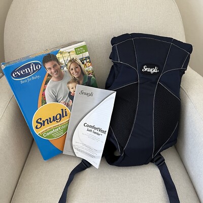 Evenflo Snugli ComfortVent Soft Baby Carrier for Infants 7-26 Lbs