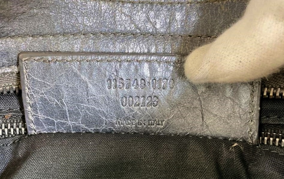 Balenciaga The City 115748 Handbag Shoulder 2-way Gray