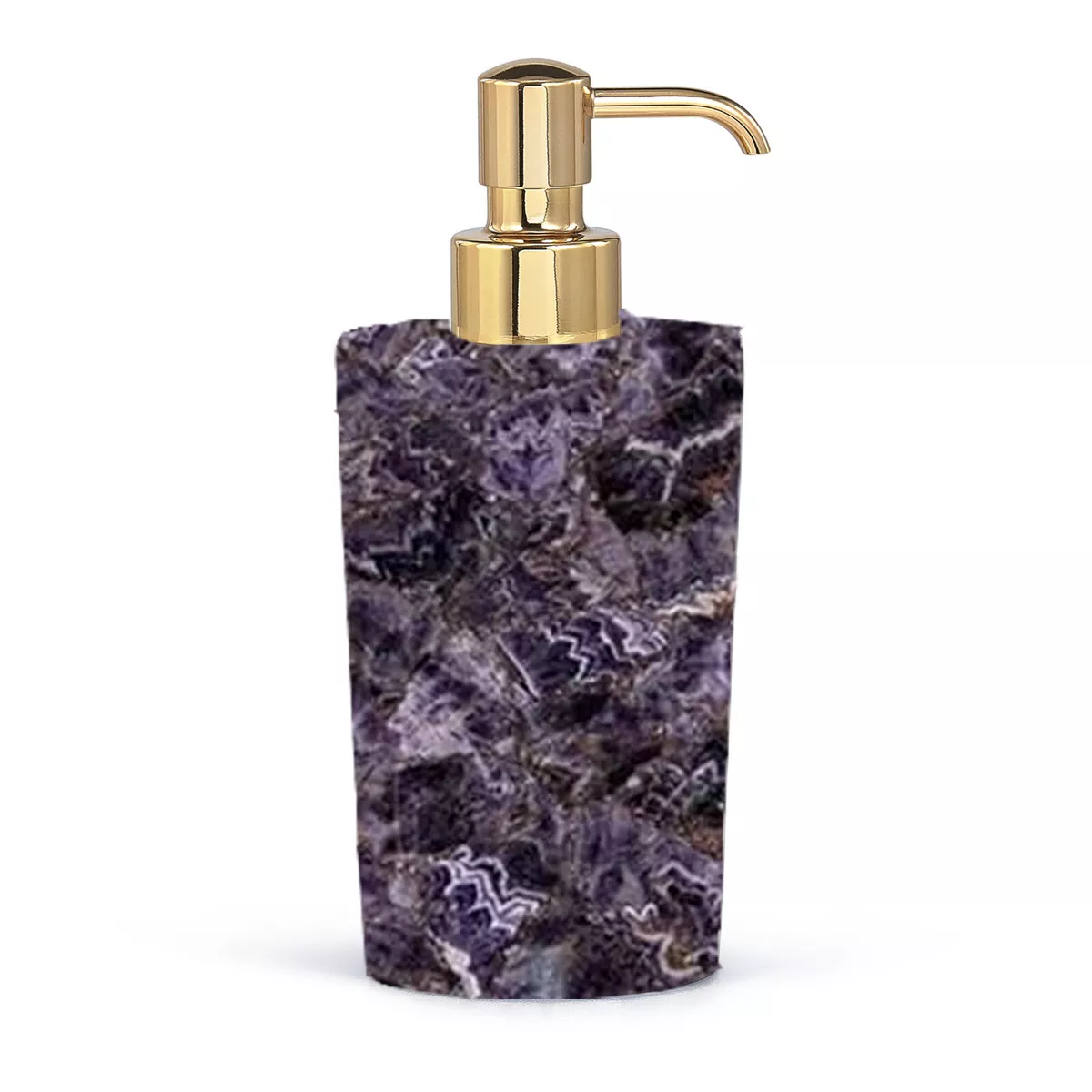Purple on sale soap dispenser