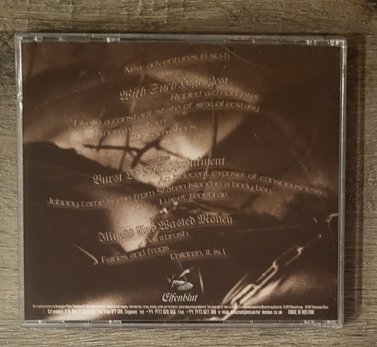 APHRODISIAC 'Nonsense Chamber' CD Noise / Dark Ambient | eBay