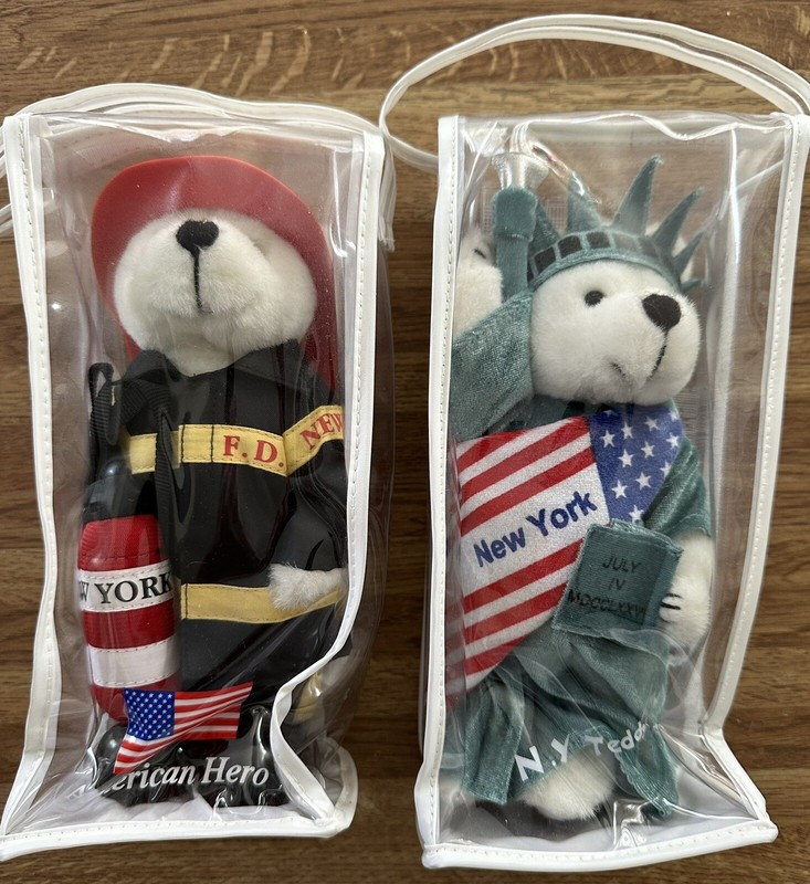 American Hero FDNY and Statue of Liberty New York 911 Plushies New