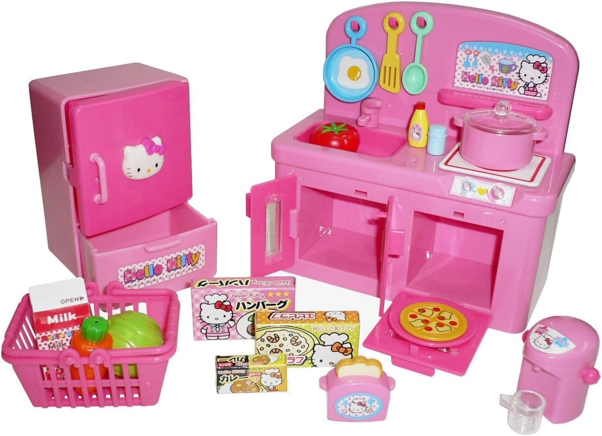 New Sanrio Hello Kitty Kitchen Set Kawaii Japan Toy Oven