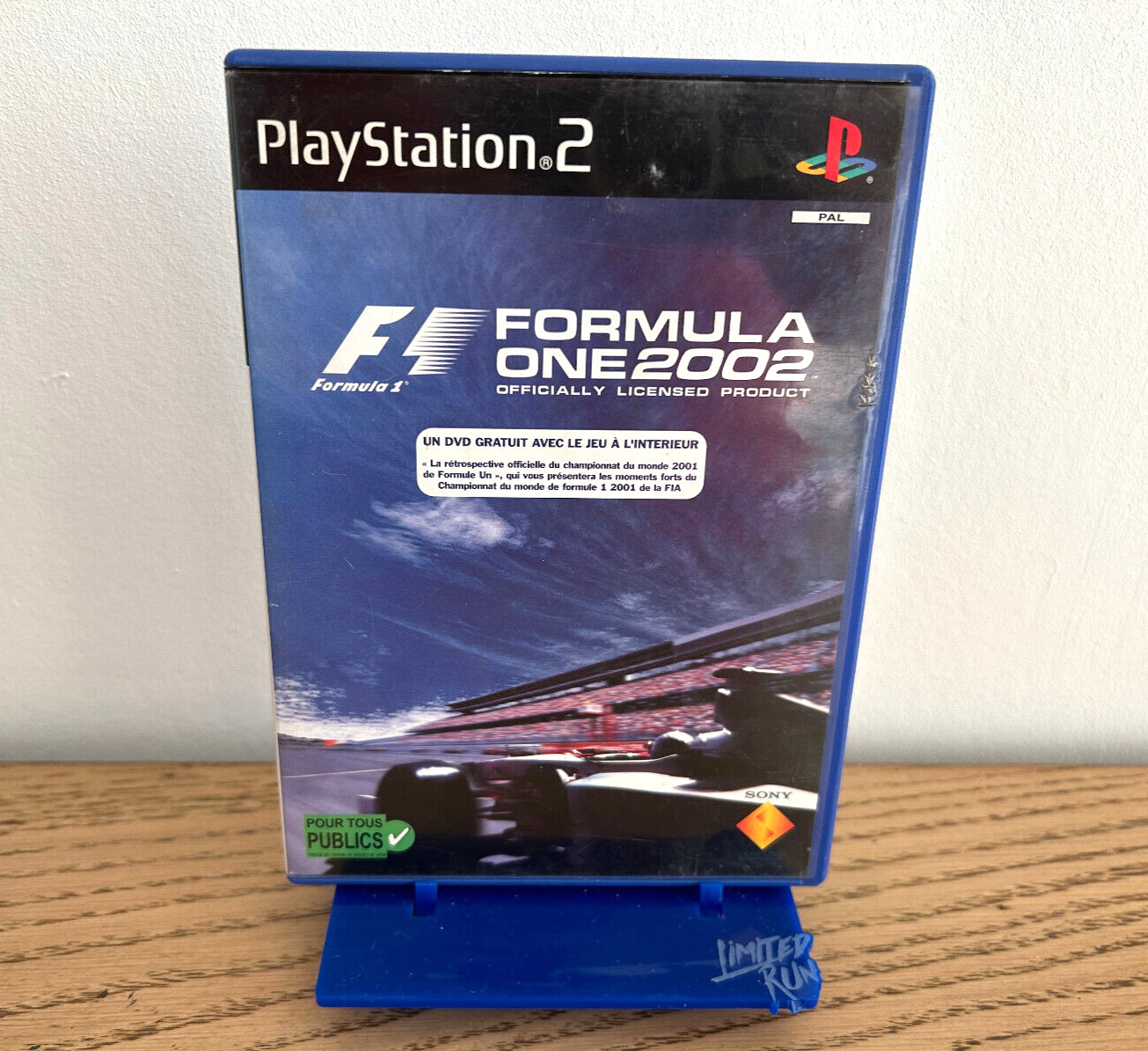 F1 FORMULA ONE 2002 - PS2 - PlayStation 2 - PAL FR - Complet avec son DVD bonus