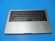 MacBook Pro A1706 2016 MLH12LL/A 13" Top Case Palmrest w/Battery Gray 661-05333