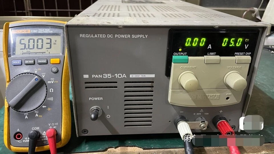 Kikusui PAN35-10A Regulated DC Power Supply 0-35V/0-10A///6 - Image 4 of 4
