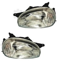Halogen Scheinwerfer Set FüR Opel Corsa B 73_ 78_ 79_ 1.0I 12V 1.4I