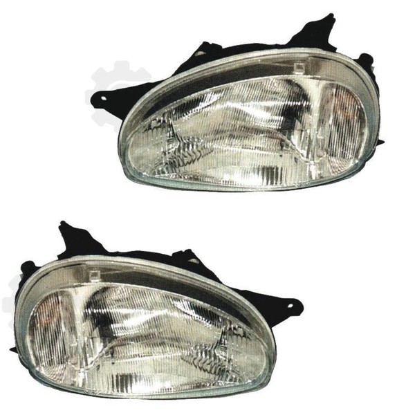 Halogen Scheinwerfer Set FüR Opel Corsa B 73_ 78_ 79_ 1.0I 12V 1.4I-image