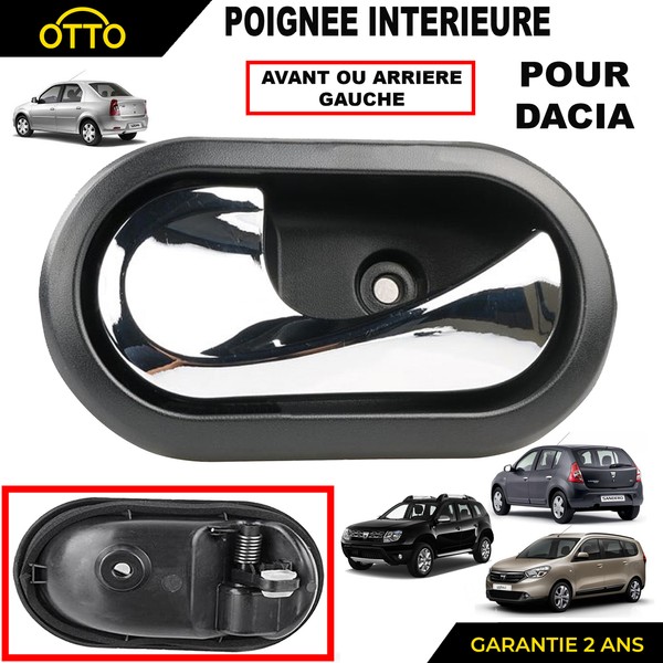 Griff Chrom TüR Innen Vorne/Hinter Links Dacia Duster Dokker Logan-image