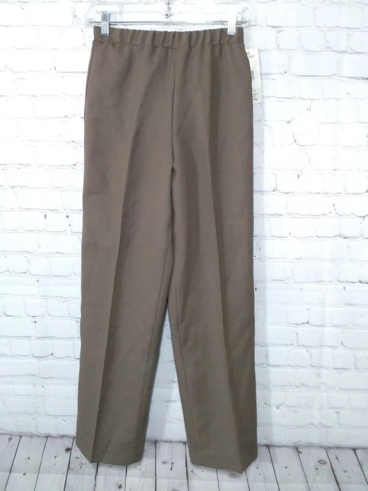Vintage Donnkenny Pull On Short Length Pants Women’s Sz 10 Chestnut & Hunter NWT - Image 4 of 4