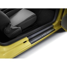 Original Seat Mii Klebefolie für Einstiegsleiste vorn Dekorfolie Logo schwarz