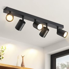 Lampadario 5 faretti orientabili Faretto da soffitto a LED Nero o bianco GU10