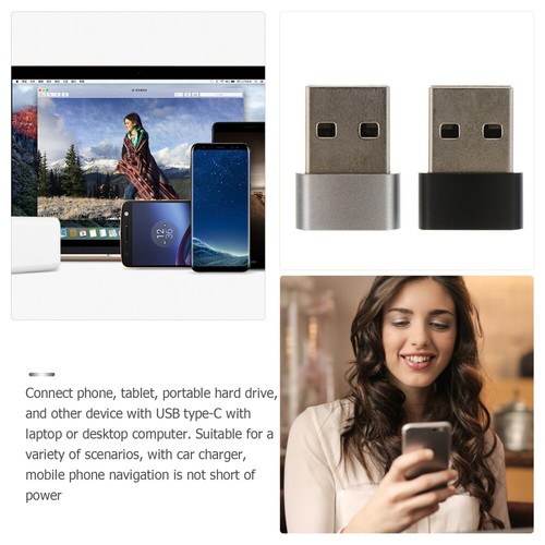 2pcs Cell Phone Cable Connector Charger Cable Adapter Male Female Usb Adapter - Picture 4 of 12