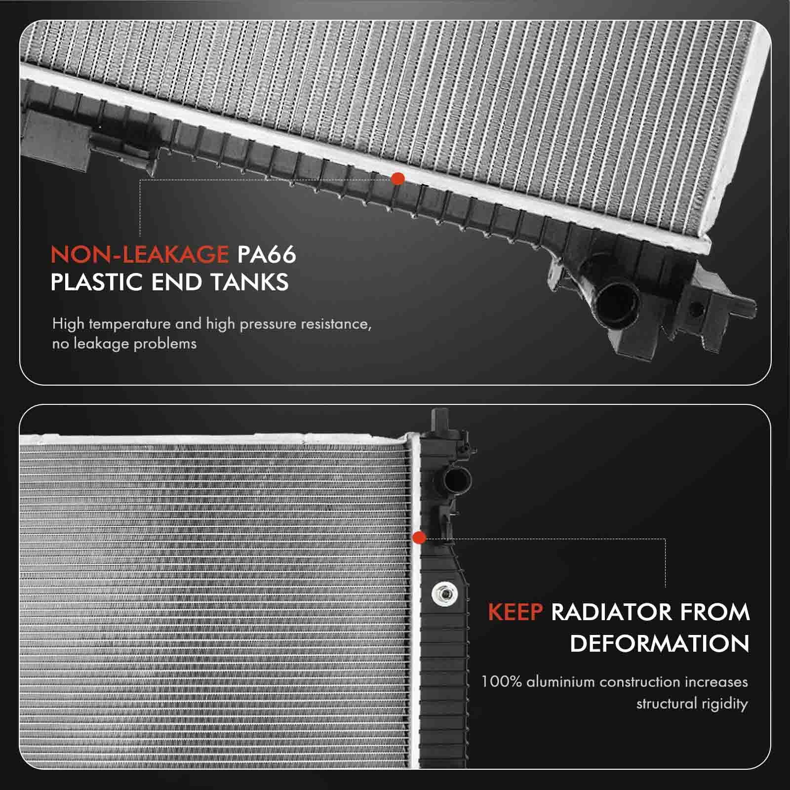 Radiator & AC Condenser Cooling Kit for Cadillac SRX 1011 V6 3.0L 12