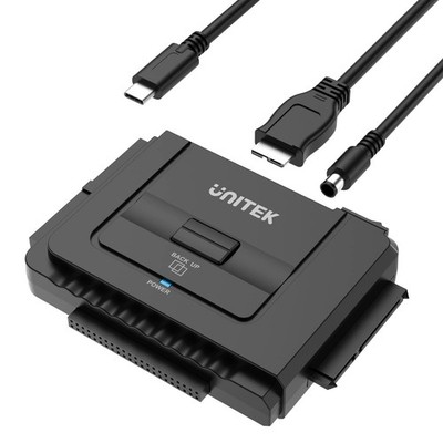 USB C to IDE and SATA Converter External Hard Drive Adapter Kit for Universal...