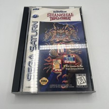 Shanghai: Triple Threat (Sega Saturn, 1996) CIB Complete Reg