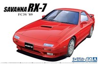 Aoshima, Mazda FC3S RX-7 Savanna 1989 Zum Zusammenbauen Und Lackieren, 1/24, ...