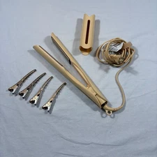 Kristin Ess Signature Styling Set 3 in 1 Ceramic Flat Iron with Sectioning Clips