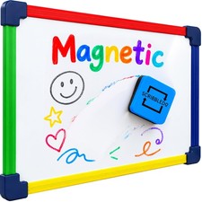 Scribbledo Magnetic Dry Erase Board for Kids, Colored 12"W x 9"H, Pack of 1