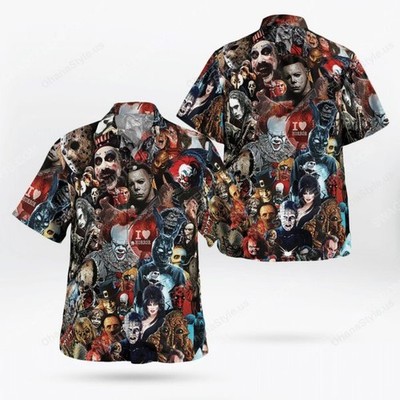 Halloween Night Killer Hawaiian Shirt Unisex Summer Aloha