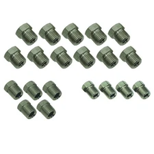 1999-07 Chevy GMC Truck Stainless Steel Brake Line Nuts Fittings Kit 3/16 and