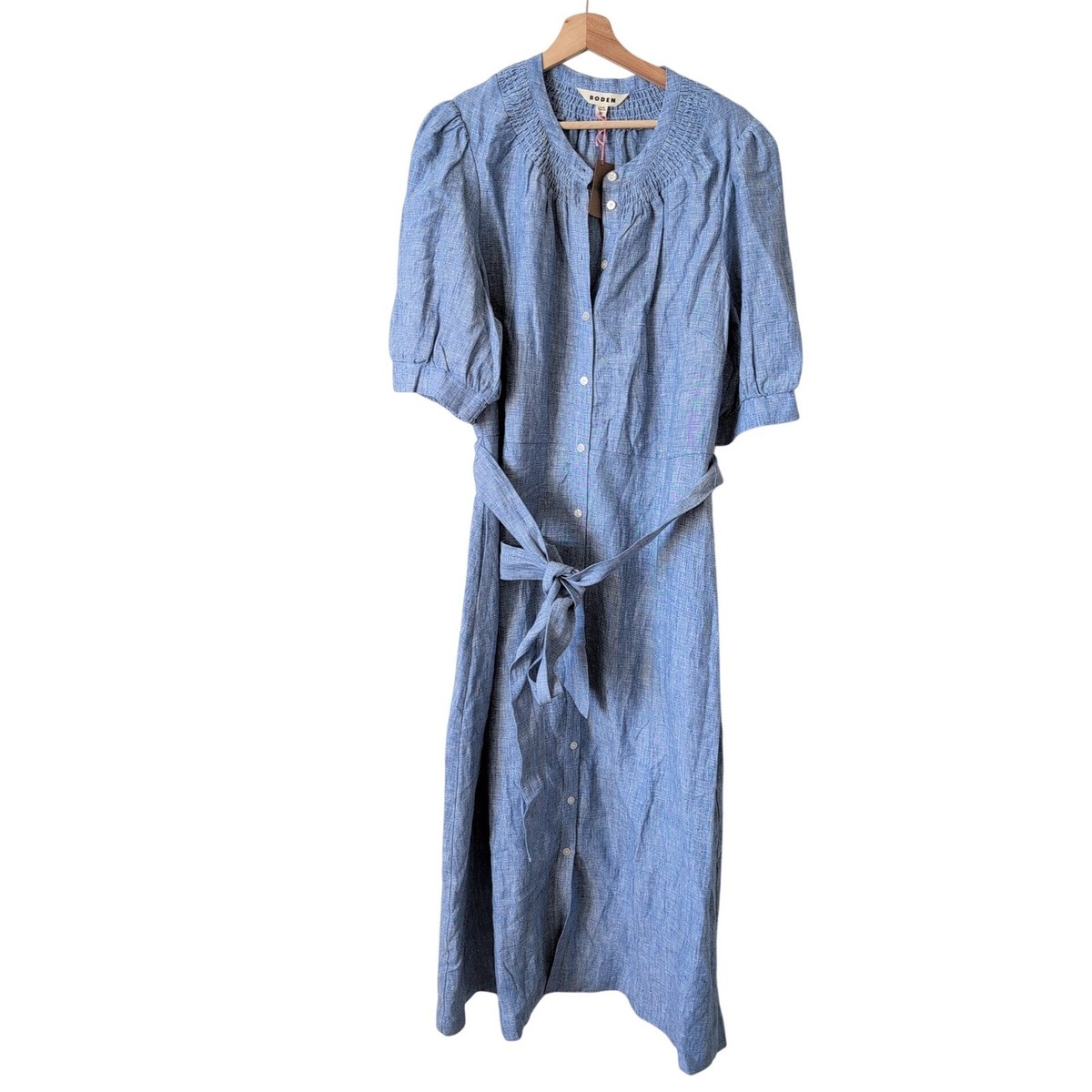 knee length dresses for ladies Ada Linen Short Dress-White main image 0