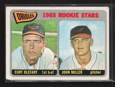 Orioles 1965 Rookie Stars (Curt Blefary / John Miller) RS, RC 1965 Topps #49 TYV