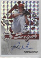 2022 Panini Mosaic Scripts Mosaic Prizm Packy Naughton #SC-PN Auto 02l5
