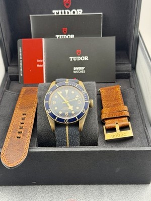 TUDOR Black Bay Bronze Bucherer Ed. 2 Riemen 79250BB 43mm Full Set PX & Finance