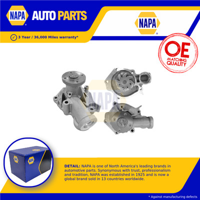 Water Pump fits KIA MAGENTIS 2.0 01 to 05 G4JP Coolant NAPA 2510038002 Quality