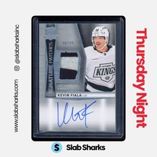 2024 UPPER DECK THE CUP #SP-KF KEVIN FIALA SIGNATURE PATCHES PATCH AUTO /99