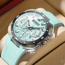 CURREN 8502 Men's Quartz Chronograph Watch Date Waterproof Luminous