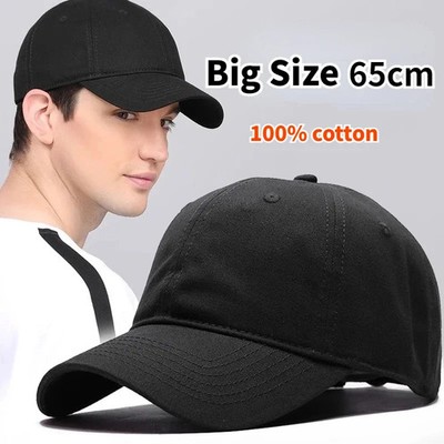 Big Size Cap Men  Large Head Baseball Cap for Man Summer Soft Cotton Dad  Caps 6