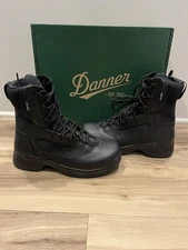 Brand New In Box Danner Kinetic Side Zip 8” Black Boots - Mens 8.5 EE 28012